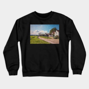 Across The Thames Valley From Ipsden Hailey Crewneck Sweatshirt